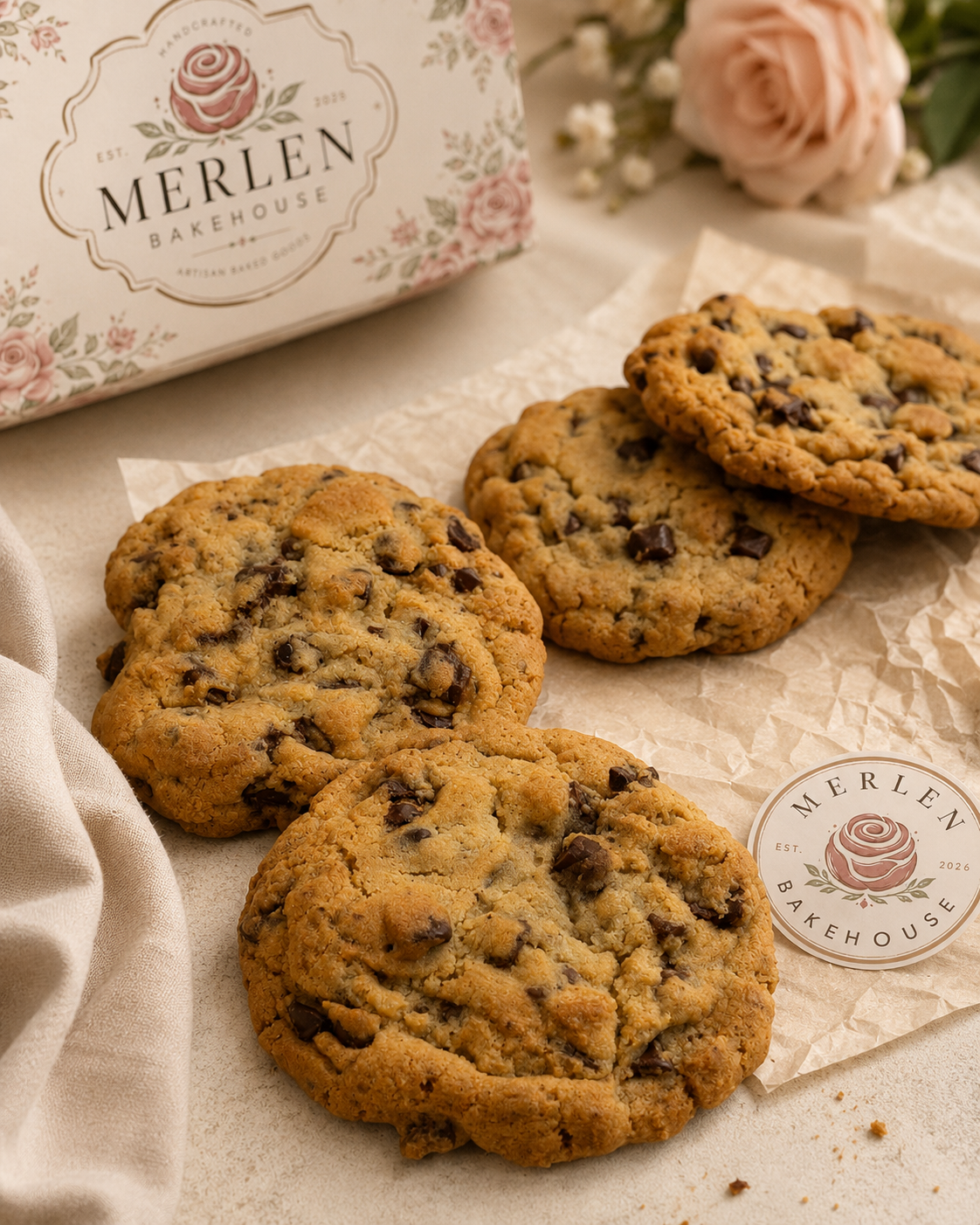 Classic Chocolate Chip Cookie (Box of 4)